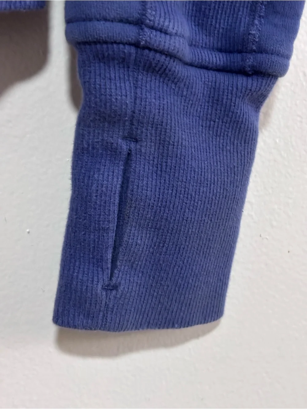 lululemon Scuba II Deep Blue Thick Full-Zip Hooded Sweatshirt size 10